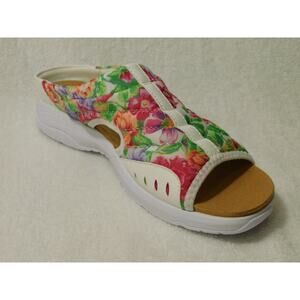 W650 Easy Spirit Multi Color Floral Traciee Slip On Sandals Size 9 N